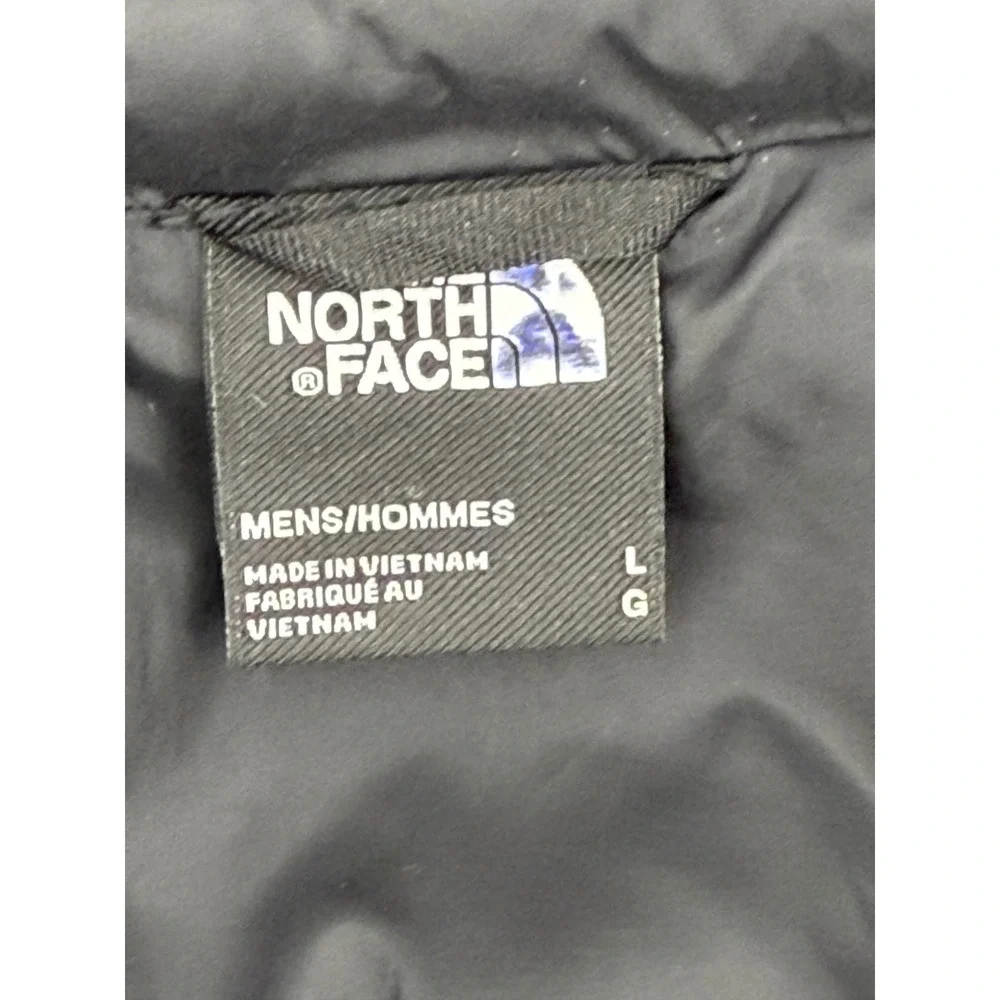 The North Face Mens DryVent Insulated Hooded Jacket Black Wiremax Logo Large